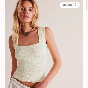 Free People Love Letter Cami - NWOT